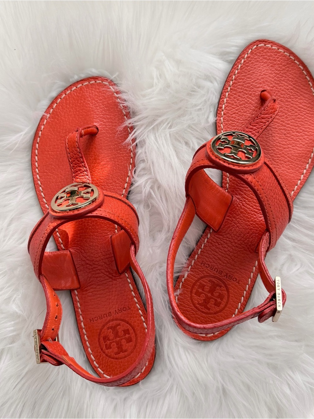 NWOT Tory Burch Selma Slingback T‑Strap Sandals - Picture 3 of 8